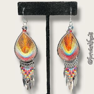 Bundle Sale 3 for $15 | Handcrafted Rainbow Thread Earrings